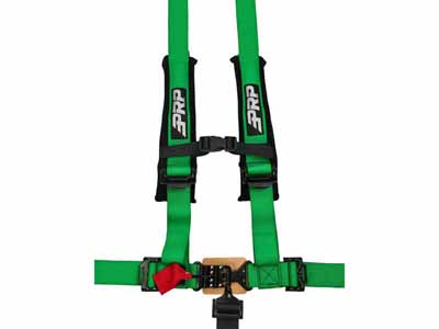 PRP Seats SB5.2-GN 5.2 Harness with Shoulder Straps Sewn to Lap, Green / PRP Seats SB5.2-GN Seat Belt Harness