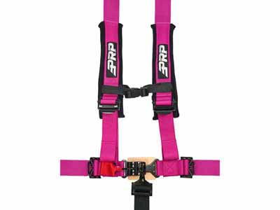 PRP Seats SB5.2-P 5.2 Harness with Shoulder Straps Sewn to Lap, Pink / PRP Seats SB5.2-P Seat Belt Harness