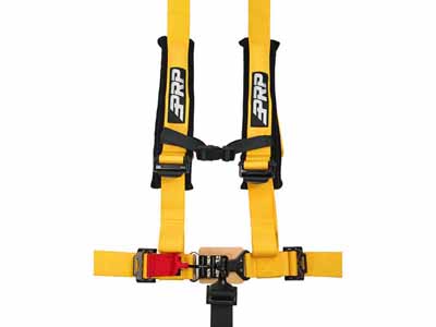 PRP Seats SB5.2-Y 5.2 Harness with Shoulder Straps Sewn to Lap, Yellow / PRP Seats SB5.2-Y Seat Belt Harness