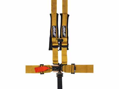 PRP Seats SB5.2S-GO 5.2 Harness with Shoulder Straps Sewn to Lap Gold / PRP Seats SB5.2S-GO Seat Belt Harness