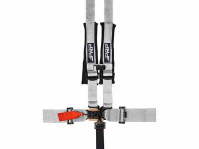 PRP Seats SB5.2S-S 5.2 Harness with Shoulder Straps Sewn to Lap Silver / PRP Seats SB5.2S-S Seat Belt Harness