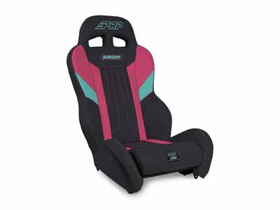 PRP Seats SHRDYA8001-PORXP-08 Shreddy Edition XCR Suspension Seat Black Pink and Teal / PRP Seats SHRDYA8001-PORXP-08 Seats