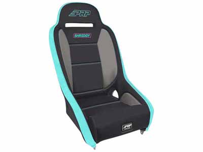 PRP Seats SHRDYA8301-01 Shreddy Comp Elite Suspension Seat Black and Teal / PRP Seats SHRDYA8301-01 Seats