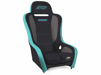 PRP Seats SHRDYA9101-01 Shreddy Podium Suspension Seat Black and Teal / PRP Seats SHRDYA9101-01 Seats