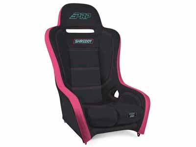 PRP Seats SHRDYA9101-08 Shreddy Edition Podium Suspension Seat Black Pink and Teal / PRP Seats SHRDYA9101-08 Seats