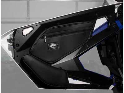 PRP Seats SHRDYE97-R PRP Shreddy Front Door Bags with Knee Pad for Polaris, Pair Black and Pink / PRP Seats SHRDYE97-R Door Bag