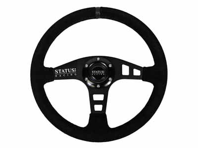 PRP Seats SRG150 Flat Suede Steering Wheel 13 Inch Diameter Black / PRP Seats SRG150 Steering Wheel