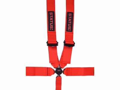 PRP Seats SRSB5.R 5 Point Camlock Harness Red / PRP Seats SRSB5.R Seat Belt Harness