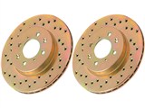 Power Stop AR82120XPR Front Drilled & Slotted Rotors Trailblazer SS / Power Stop AR82120XPR