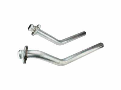 Pypes DFM10S 67-69 Mustang Exhaust Manifold Down Pipe 2.5 in Standard Manifold Natural / Pypes Performance Exhaust DFM10S Down-Pipe