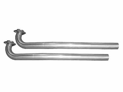 Pypes DGA10S Exhaust Manifold Down Pipe 2.5 in w/Standard Manifolds 2 Bolt Flange Natural / Pypes Performance Exhaust DGA10S Down-Pipe