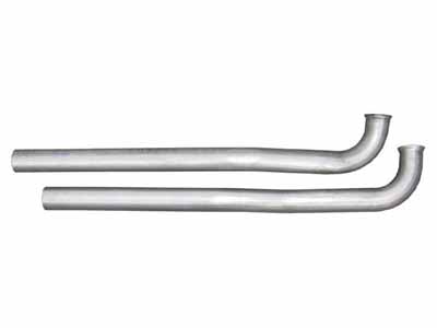 Pypes DGA20S Exhaust Manifold Down Pipe 2.5 in w/HO Or Ram Air No Flanges Hardware Not Incl Natural / Pypes Performance Exhaust DGA20S Down-Pipe