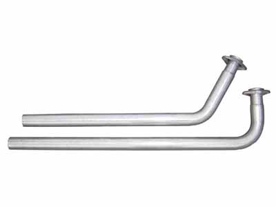 Pypes DGU10S Exhaust Manifold Down Pipe 78-88 G-Body Chevy Small Block 2.5 inch 2 Bolt Natural / Pypes Performance Exhaust DGU10S Down-Pipe