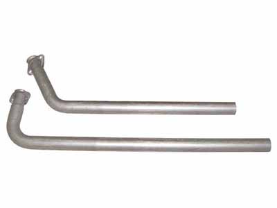 Pypes DGU13S Exhaust Manifold Down Pipe 78-88 G-Body Chevy Small Block 2.5 in 3 Bolt Natural / Pypes Performance Exhaust DGU13S Down-Pipe