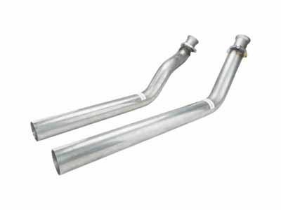 Pypes DGU15S Exhaust Manifold Down Pipe 64-81 Chevy Small Block 3 Bolt Hardware Not Incl Natural / Pypes Performance Exhaust DGU15S Down-Pipe