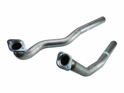 Pypes DOF10S Exhaust Manifold Down Pipe 64-81 Chevy Small Block 2 Bolt Hardware Not Incl Natural / Pypes Performance Exhaust DOF10S Down-Pipe