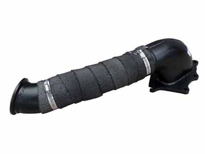 Pypes DTD0104 Duramax Turbo Direct Pipe 01-04 Chevy Black Finish Hardware Not Incl / Pypes Performance Exhaust DTD0104 Exhaust Pipe