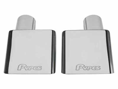 Pypes Performance Exhaust EVT153 1970-1973 C3 2.5 Inch Tips 304 Stainless / Pypes Performance Exhaust EVT153 Exhaust Tip