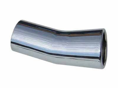 Pypes EVT42 Exhaust Tail Pipe Tip Set 69 GTO 2.5 in Slip Fit Dog Leg Clamp On Polished Pair / Pypes Performance Exhaust EVT42 Exhaust Tip