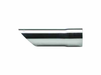Pypes EVT49 Exhaust Tail Pipe Tip Set 2.5 in Angle Cut x 9 in L Clamp On Polished Pair / Pypes Performance Exhaust EVT49 Exhaust Tip