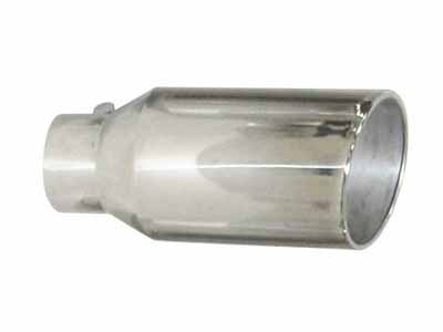 Pypes EVT508 Exhaust Tail Pipe Tip 5 in ID x 8 in OD x 18 in L Bolt On Hardware Not Incl Polished / Pypes Performance Exhaust EVT508 Exhaust Tip