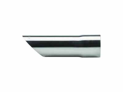 Pypes EVT50 Exhaust Tail Pipe Tip Set 3 in Angle Cut x 9 in L Clamp On Polished Pair / Pypes Performance Exhaust EVT50 Exhaust Tip