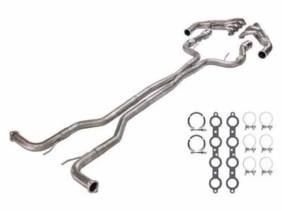 Pypes Performance Exhaust HDR140SK Pontiac G8 Catted Long Tube Header with Mid Pipes / Pypes Exhaust HDR140SK Long Tube Headers