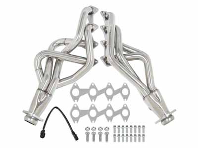 Pypes HDR55SEH 2005-2010 Mustang Long Tube Headers and EPA Compliant Catted H-Pipe Kit 304 Stainless / Pypes Exhaust HDR55SEH Long Tube Headers