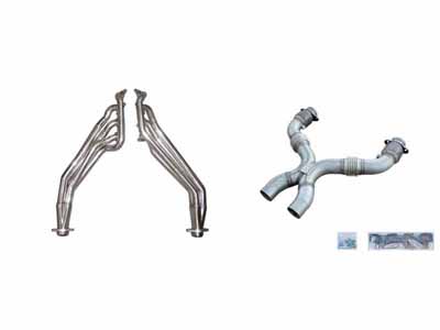 Pypes Exhaust HDR76SK-1 2011-2014 Mustang Long Tube Headers With Catted X-Pipe 304 Stainless / Pypes Exhaust HDR76SK-1 Long Tube Headers
