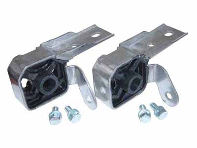 Pypes HFM60K Exhaust Muffler Hanger Kit 05-10 Mustang Hardware Incl Natural Finish / Pypes Exhaust HFM60K Exhaust System Hanger