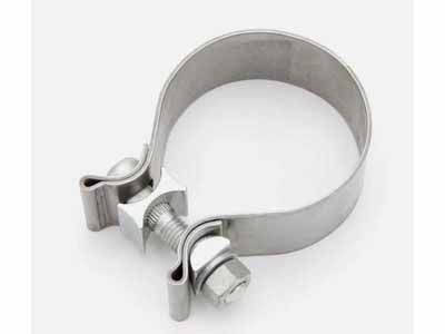 Pypes Performance Exhaust HVC21 Exhaust Muffler Band Clamp 2.5 in x 1 in Natural 304 Stainless Steel / Pypes Performance Exhaust HVC21 Exhaust Clamp