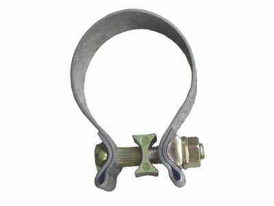Pypes Exhaust HVC25 Exhaust Muffler Band Clamp 22.5 in x 1 in Natural 304 Stainless Steel / Pypes Performance Exhaust HVC25 Exhaust Clamp