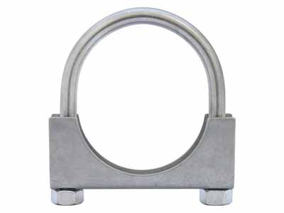 Pypes Performance Exhaust HVC60 2.5 Inch Stainless Steel U-Bolt Clamp / Pypes Performance Exhaust HVC60 Exhaust Clamp
