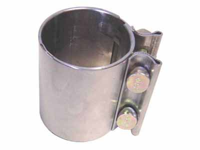 Pypes Performance Exhaust HVC66 Exhaust Muffler Band Clamp 3 in Natural 304 Stainless Steel / Pypes Performance Exhaust HVC66 Exhaust Clamp