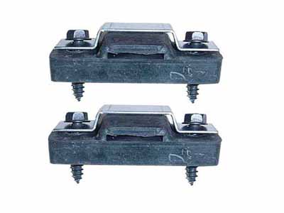 Pypes HVH40 Exhaust Muffler Hanger Kit F-Body V8 Hardware Not Incl Natural Finish / Pypes Exhaust HVH40 Exhaust System Hanger