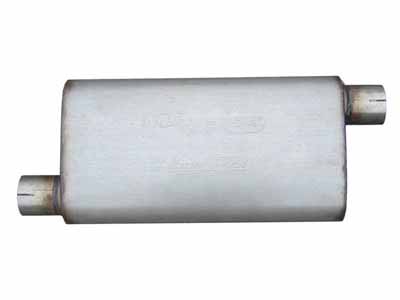 Pypes MVR30 Race Pro Series Muffler 18 in 2.5 in Offset/Offset Hardware Not Incl Natural / Pypes Performance Exhaust MVR30 Muffler