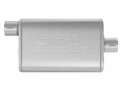Pypes Performance Exhaust MVT13 Turbo Pro Muffler 2.5 Inch Offset Inlet/Center Outlet / Pypes Performance Exhaust MVT13 Muffler