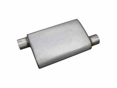 Pypes MVV16 Violator Series Muffler 14 in 3 in Offset/Offset Hardware Not Incl Natural / Pypes Performance Exhaust MVV16 Muffler