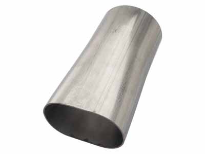 Pypes PVM40 3 Inch Oval-to-Round Exhaust Transition 304 Stainless Steel Low-Profile Ground Clearance / Pypes Performance Exhaust PVM40 Exhaust Tubing
