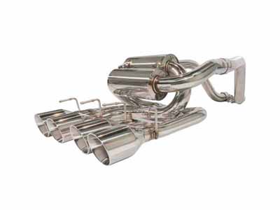 Pypes Performance Exhaust SCC61VS 2005-2013 C6 Quad Tip Axle-Back Exhaust Kit 304 Stainless / Pypes Exhaust SCC61VS Axle-Back Exhaust