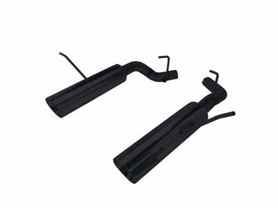 Pypes SDD19MSB 2011-2024 Durango Pypes Bomb Axle-Back Exhaust Kit 304 Stainless Black Powder Coated / Pypes Exhaust SDD19MSB Axle-Back Exhaust