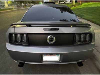 Pypes Exhaust SFM60MSB 2005-2010 Mustang Pype Bomb Axle-Back 304 Stainless Black Powder Coated / Pypes Exhaust SFM60MSB Axle-Back Exhaust