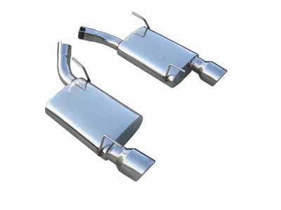Pypes SFM60VS 2005-2010 Ford Mustang GT Axle-Back Exhaust Kit With Violator Mufflers 304 Stainless / Pypes Exhaust SFM60VS Axle-Back Exhaust