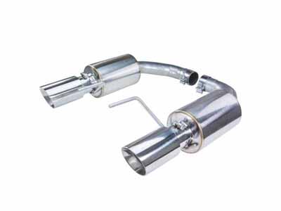 Pypes SFM82MS Axle-Back Exhaust 15-17 Mustang GT Split Rear Dual Exit 3 in Polished Tips / Pypes Exhaust SFM82MS Axle-Back Exhaust
