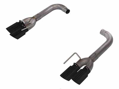 Pypes SFM88MSB Axle-Back Exhaust 18-Pres Mustang GT Split Rear Quad Exit 3-inch / Pypes Exhaust SFM88MSB Axle-Back Exhaust