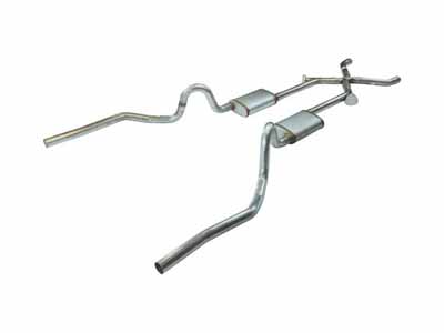 Pypes SGA16R 2.5" Crossmember Back w/Xchange Exhaust System 70-71 GTO/68-72 442 / Pypes Exhaust SGA16R Crossmember-Back Exhaust