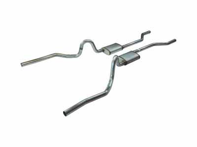 Pypes SGA29T30 2.5" Crossmember Back Without X-Pipe Exhaust System 70-71 GTO/68-72 442 / Pypes Exhaust SGA29T30 Crossmember-Back Exhaust
