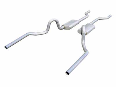 Pypes SGA30R 2.5" Crossmember Back Without X-Pipe Exhaust System 64-72 A-Body / Pypes Exhaust SGA30R Crossmember-Back Exhaust