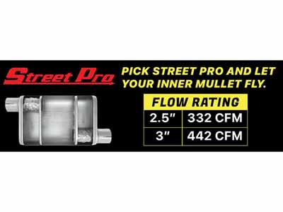 Pypes SGF44S Crossmember Back w/H-Pipe Exhaust System 67-69 Split Rear Dual Exit 3-inch / Pypes Exhaust SGF44S Crossmember-Back Exhaust