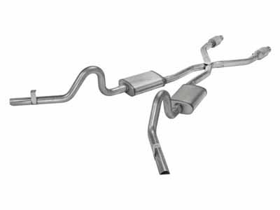 Pypes SGG910VE 2.5" Crossmember Back w/X-Pipe Exhaust System 78-88 GM G-Body / Pypes Exhaust SGG910VE Crossmember-Back Exhaust